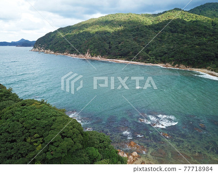 ≪無人機航拍，京都舞鶴美麗的海岸≫ 夏季影像京都府舞鶴市 77718984