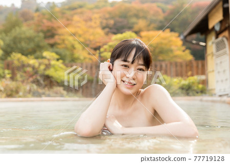 Hot spring image goto travel campaign 77719128