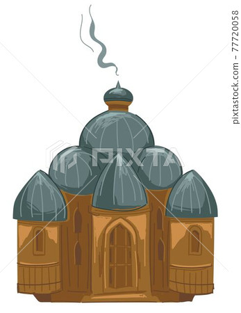 Censer with smoke, christian religion tradition 77720058