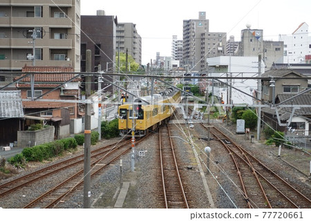 I want to get a glimpse of the scenery of Evangelion near Ubeshinkawa Station. 77720661
