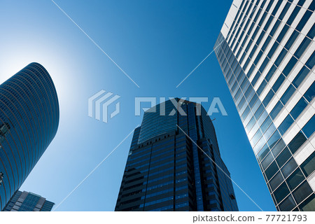 Skyscrapers at the south exit of Shinagawa Konan 77721793