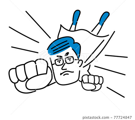 A man with glasses flying in the cloak 77724847