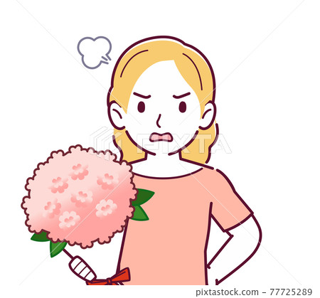 Young blonde woman 77725289