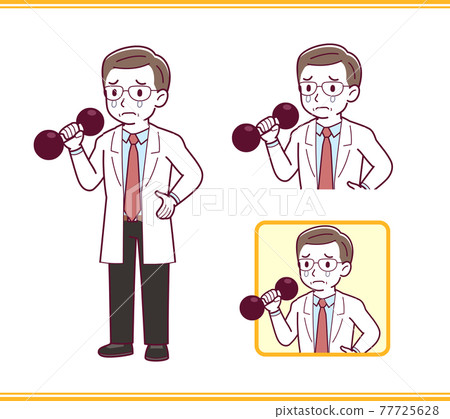 穿實驗室外套的老人 77725628