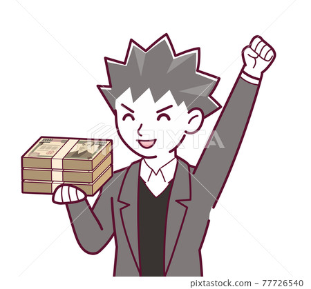 Illustration of a bad scammer 77726540