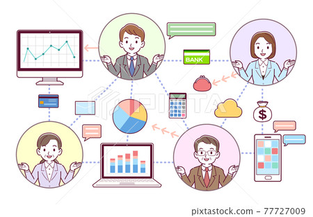 金融科技的插圖 77727009