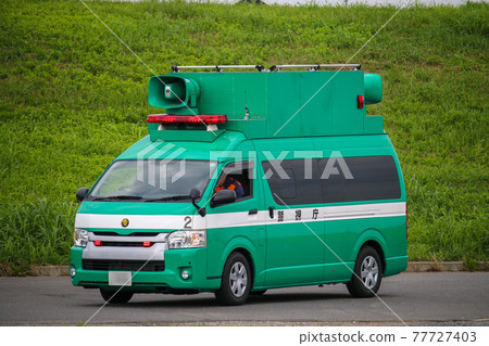 Metropolitan Police Department riot police special vehicle disaster public relations vehicle Hiace Metropolitan Police Department riot police special vehicle disaster public relations vehicle Hiace 77727403