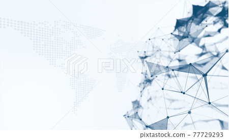 Digital sales, work from home, telework, digitization of large cities by IoT Image of background image 77729293