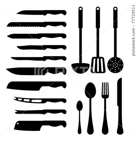 Generic Kitchen Instrument Various Kitchen Instruments Vector Illustration - Stock Illustration ...