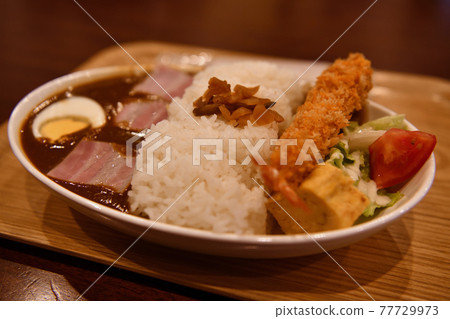 A trip along the Oigawa Railway, a specialty of Senzu Station, curry rice 77729973