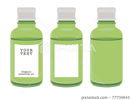 Vector glass essential oil bottle essential oil 77730643