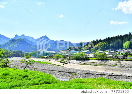View of Kabura River / Shimonita High School (Shimonita Town, Gunma Prefecture) [2020.5] 77731893