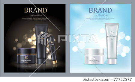 Brand Name Posters with White Black Pearl Cream Brand Name Posters with White Black Pearl Cream 77732577
