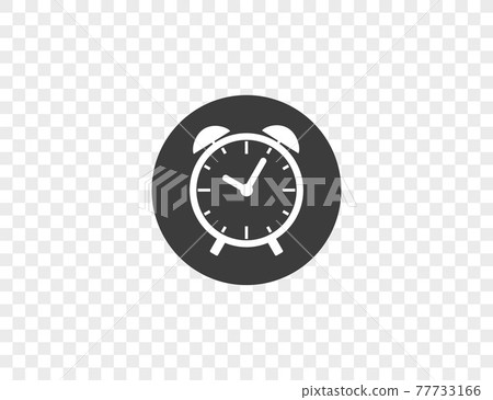 Clock, alarm clock icon. Vector illustration. Flat. 77733166