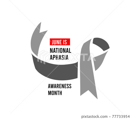 National Aphasia Awareness Month. Vector illustration 77733954