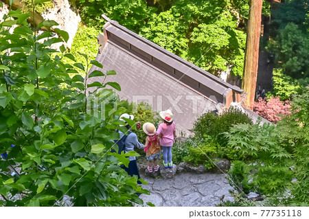 山形縣山形市天台宗山寺立石寺周邊景色 77735118