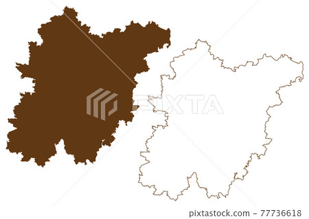 Schwandorf district (Federal Republic of Germany, rural district Upper Palatinate, Free State of Bavaria) map vector illustration, scribble sketch Schwandorf map Schwandorf district (Federal Republic of Germany, rural district Upper Palatinate, Free State of Bavaria) map vector illustration, scribble sketch Schwandorf map 77736618