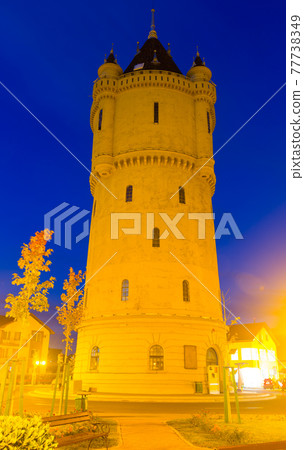Night view of Water Castle, Drobeta Turnu-Severin Night view of Water Castle, Drobeta Turnu-Severin 77738349