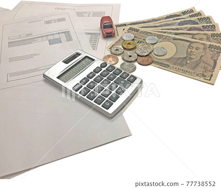 Money and Calculator / Reserve / Withdrawal Plan 77738552