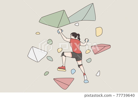 Extreme sports and active lifestyle concept 77739640