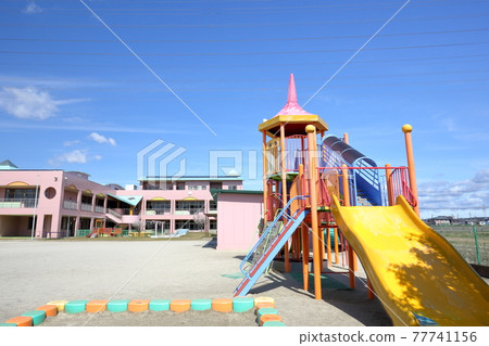 Colorful playground equipment 77741156