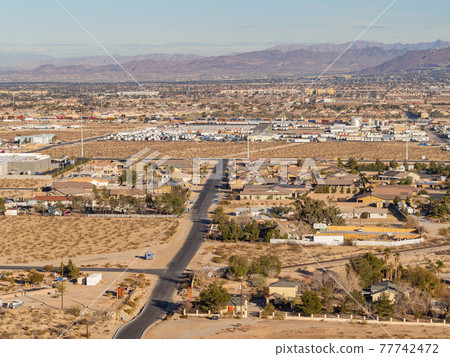 High angle view of the Enterprise cityscape 77742472