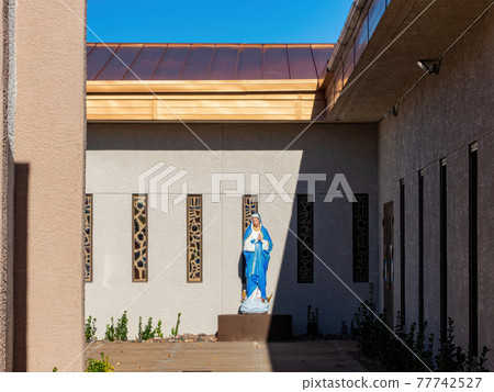 Sunny exterior view of the St Peter the Apostle Sunny exterior view of the St Peter the Apostle 77742527