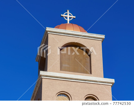 Sunny exterior view of the St Peter the Apostle Sunny exterior view of the St Peter the Apostle 77742530