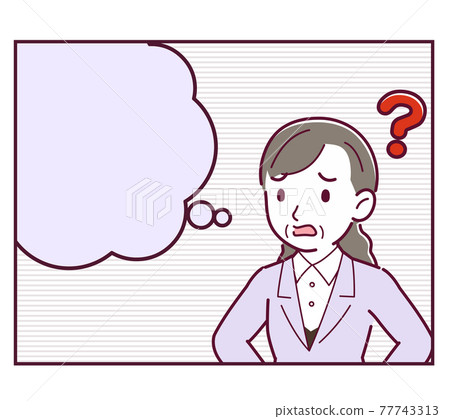 Simple cartoon balloon 77743313