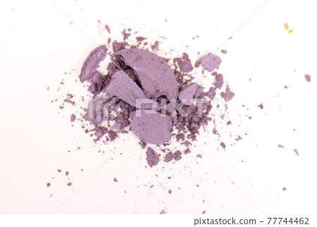 Broken Cosmetic Pigments on white Broken Cosmetic Pigments on white 77744462