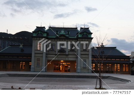 Evening view_Mojiko Station Evening view_Mojiko Station 77747557