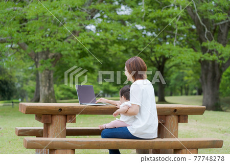 PC Worcation Mom Childcare PC Worcation Mom Childcare 77748278