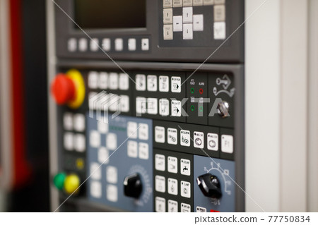 control panel of CNC metalworking lathe machine 77750834