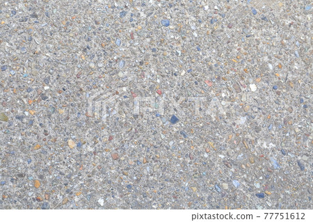 Stone material spread over concrete Stone material spread over concrete 77751612