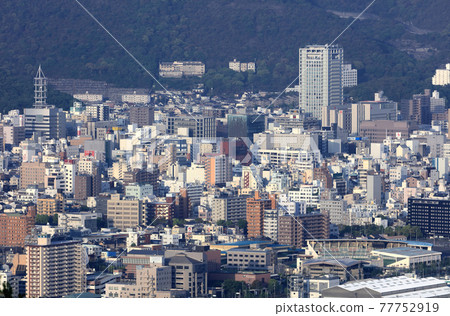 Early morning Takamatsu City, 114 from the prefectural office, near Kagawa Bank Early morning Takamatsu City, 114 from the prefectural office, near Kagawa Bank 77752919