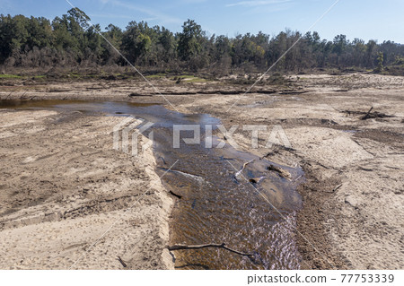 Drone aerial photograph of the Nepean River in the Hawkesbury in regional Australia Drone aerial photograph of the Nepean River in the Hawkesbury in regional Australia 77753339