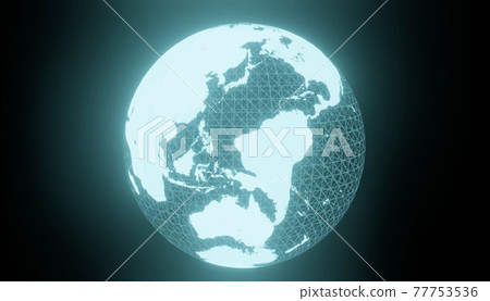 地球地球儀的插圖 地球地球儀的插圖 77753536