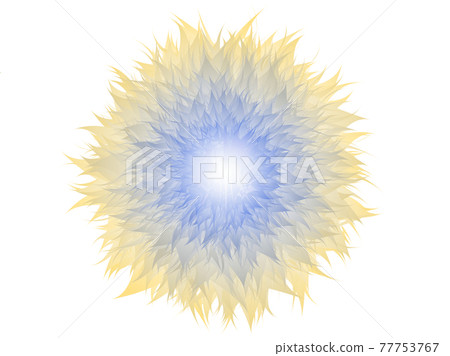 Flower illustration fireworks large flower Flower illustration fireworks large flower 77753767