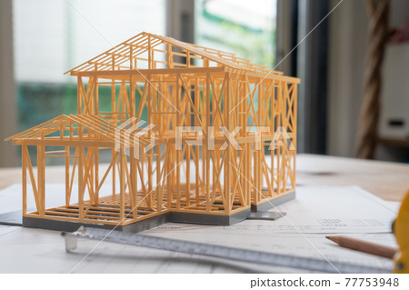 Architectural model structure, building confirmation application, blueprint 77753948
