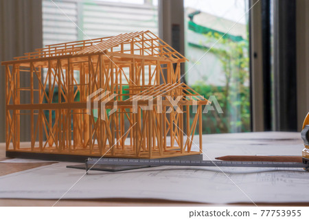 Architectural model structure, building confirmation application, blueprint 77753955