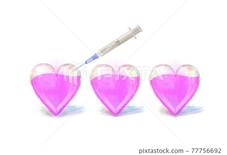 Many heart marks and vaccination 77756692