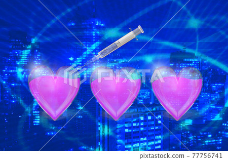 Many heart marks and vaccination Many heart marks and vaccination 77756741