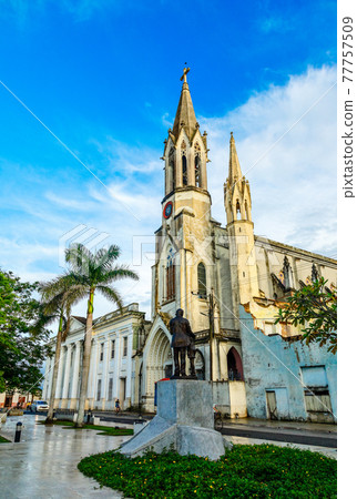 Iglesia del Sagrado Corazon de Jesus or Church of the Sacred Heart of Jesus, old cathedral of Camaguey city, Cuba Iglesia del Sagrado Corazon de Jesus or Church of the Sacred Heart of Jesus, old cathedral of Camaguey city, Cuba 77757509