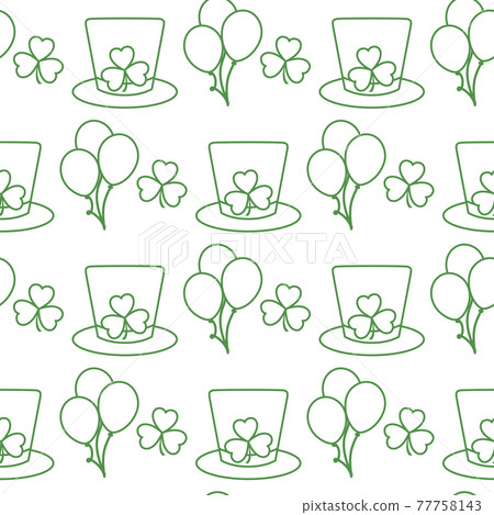 Vector Pattern St. Patrick's Day Ireland Irish Vector Pattern St. Patrick's Day Ireland Irish 77758143