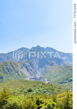Sakurajima seen from Yunohira Observatory, Kagoshima City, Kagoshima Prefecture Sakurajima seen from Yunohira Observatory, Kagoshima City, Kagoshima Prefecture 77761648