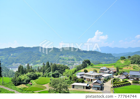View toward Minochi Dam / Sai River (Nagano City, Nagano Prefecture) [August 2019] 77764744