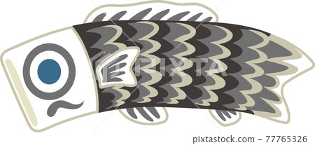 鯉魚旗_黑色 77765326