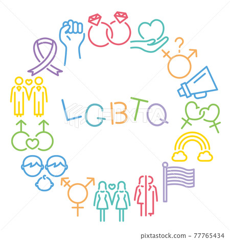 LGBTQ 標誌 LGBTQ 標誌 77765434