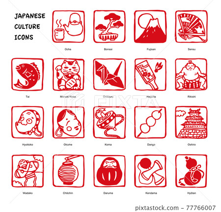 日本文化設計郵票(紅色) 日本文化設計郵票(紅色) 77766007