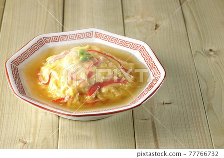 中式豆沙煎蛋飯、天津飯 77766732